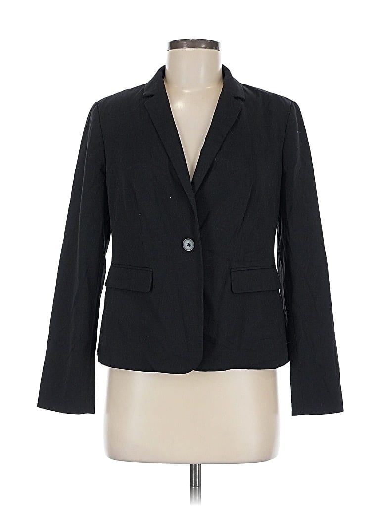 Pre-owned Liz Claiborne Career Blazer Jacket In Black