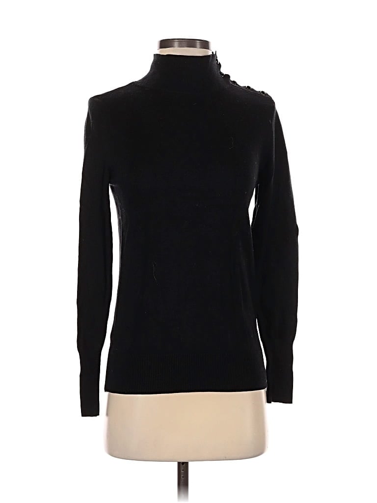 Pre-owned Ann Taylor Turtleneck Sweater In Black