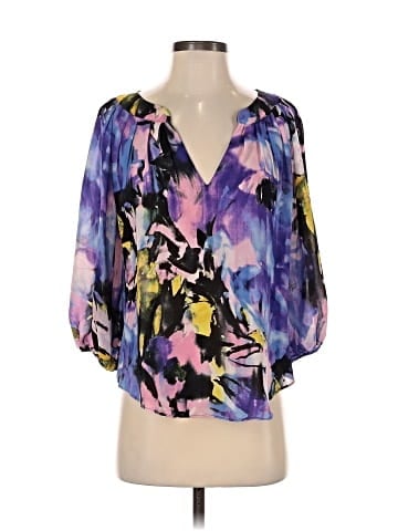 Black Halo 3/4 Sleeve Blouse (view 1)