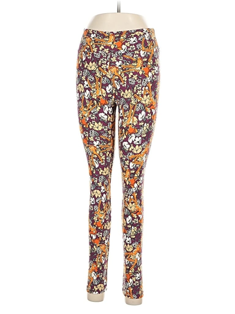 Pre-owned Lularoe Leggings In Brown