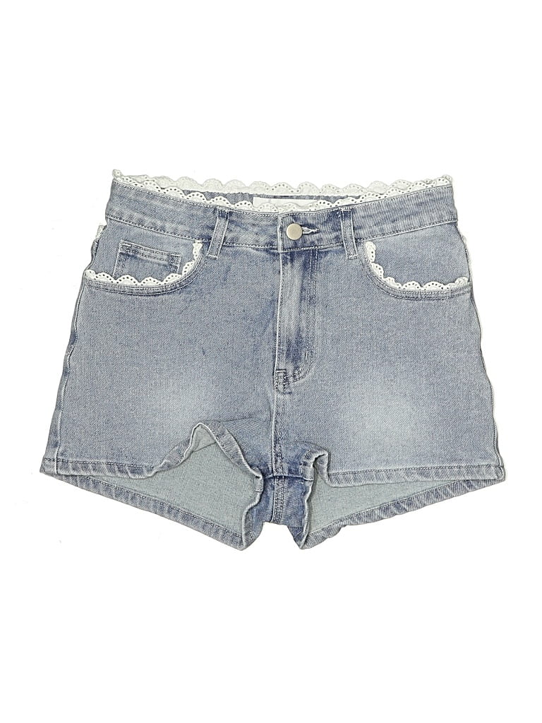Pre-owned Fashion Nova Denim Shorts In Blue