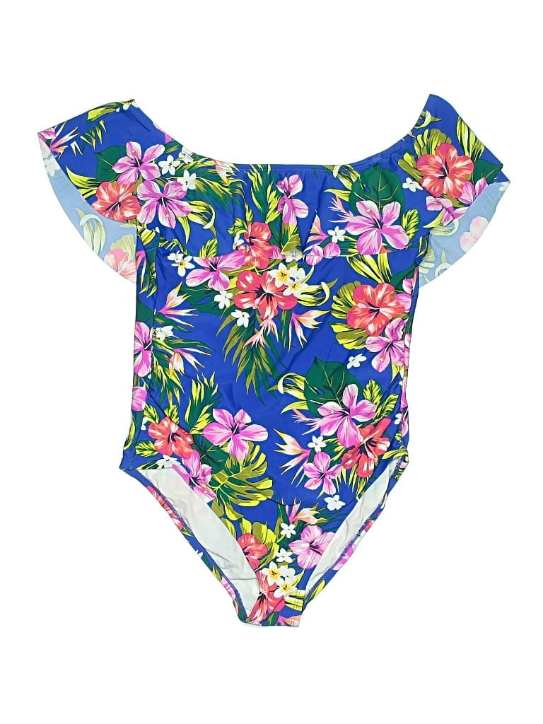 Pre-owned Kona Sol One Piece Swimsuit In Blue