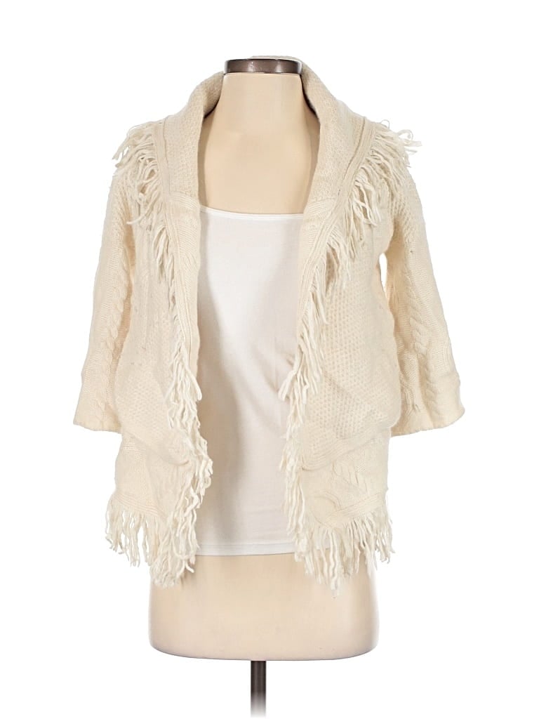 Pre-owned Sleeping On Snow Cardigan Sweater In White