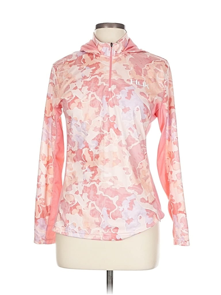 Pre-owned Assorted Brands Long Sleeve T-shirt In Pink