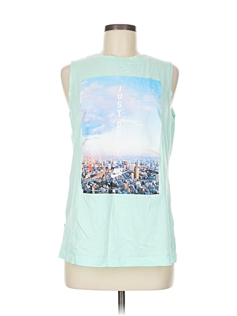 NIKE Pre-owned Sleeveless T-shirt In Green