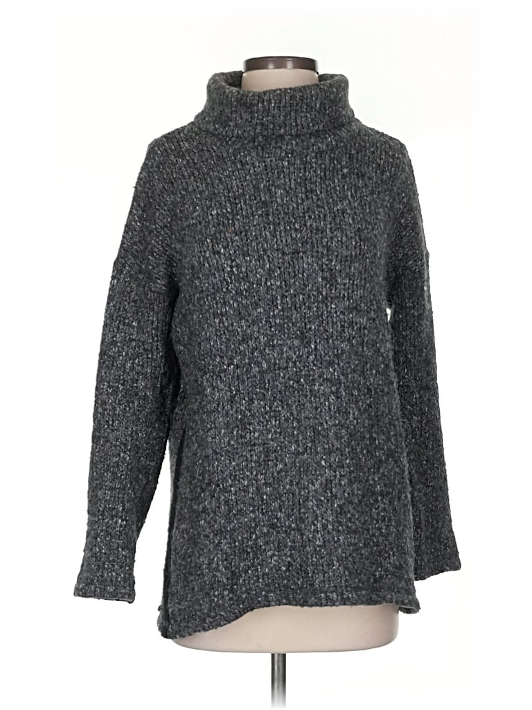 Pre-owned Splendid Turtleneck Sweater In Gray
