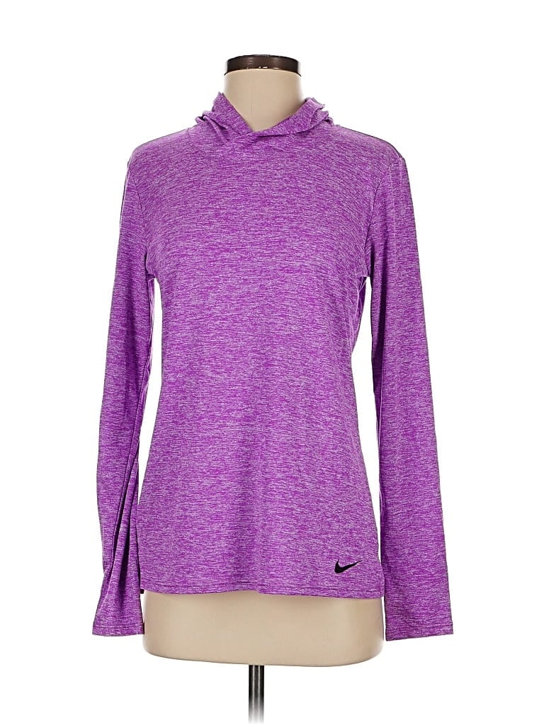 Pre-owned Nike Active T-shirt In Purple