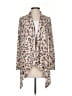 B Collection by Bobeau Leopard Print Tan Cardigan Size XS - photo 1