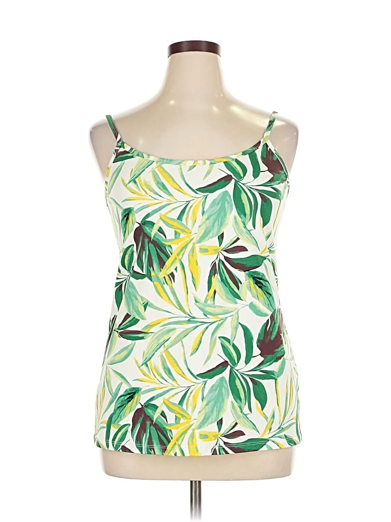 Pre-owned Torrid Tank Top Green Strapless Neckline Tops