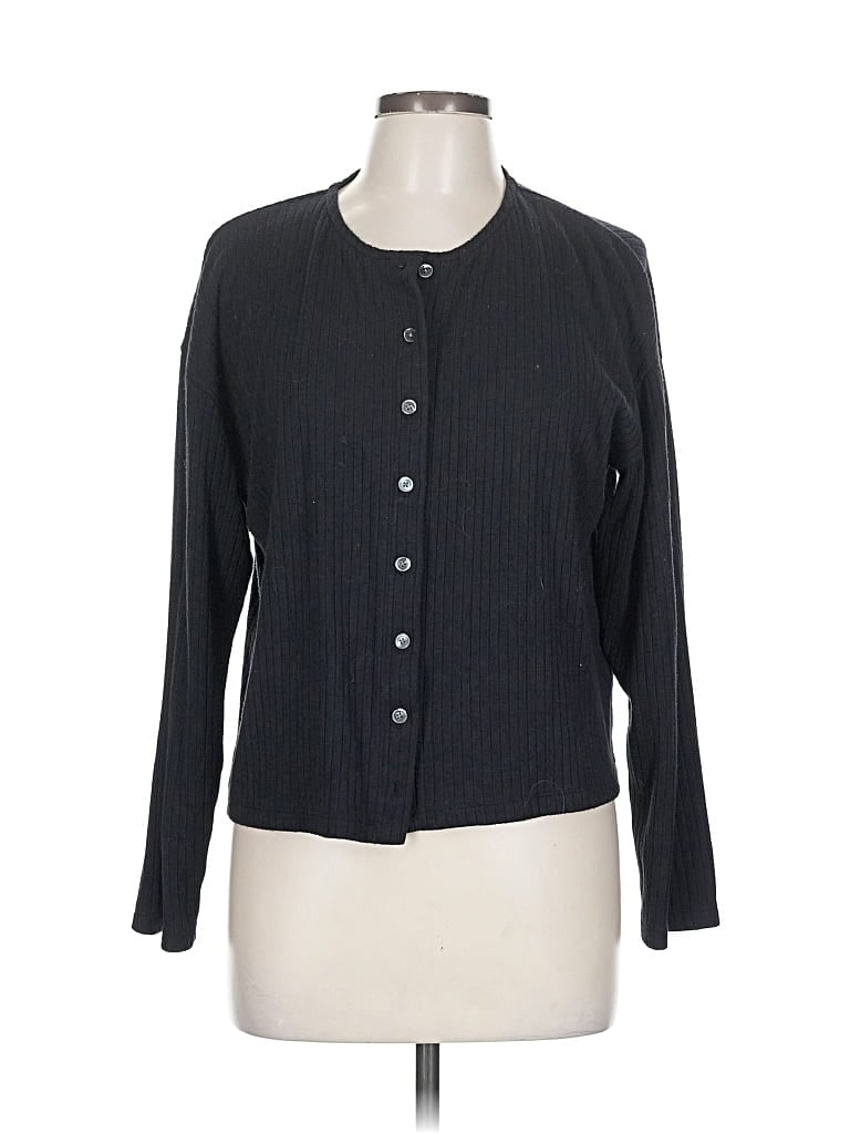 Pre-owned Madewell Cardigan Sweater In Black