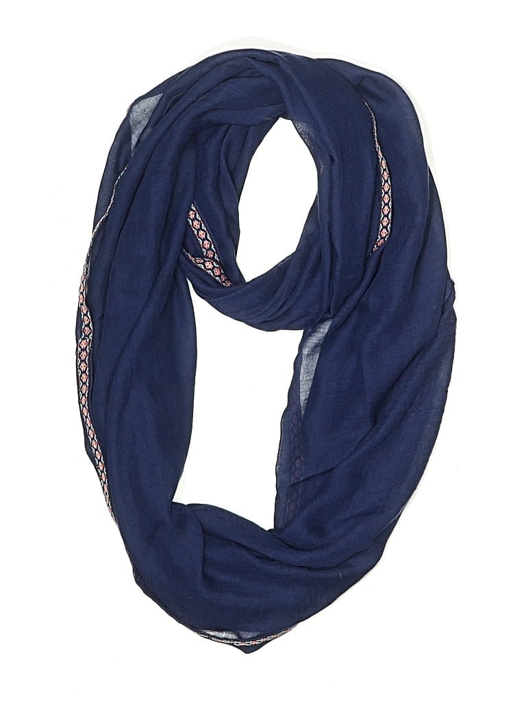 Pre-owned Assorted Brands Scarf In Blue