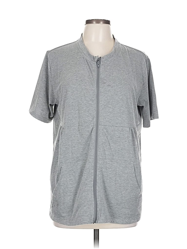 Pre-owned Assorted Brands Cardigan Sweater In Gray