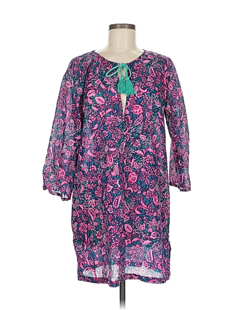 Pre-owned J.crew Factory Store Swimsuit Cover Up In Purple