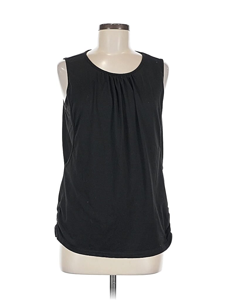 Pre-owned Ekouaer Sleeveless T-shirt In Black