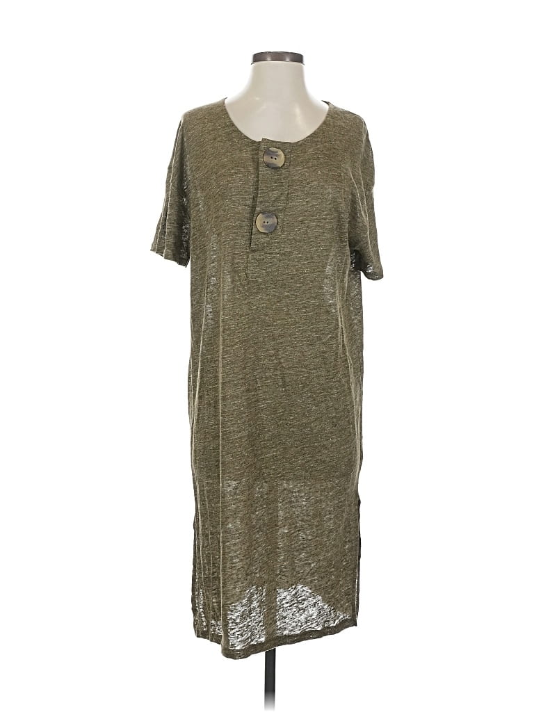 Pre-owned Zara W&b Collection Casual Dress In Green
