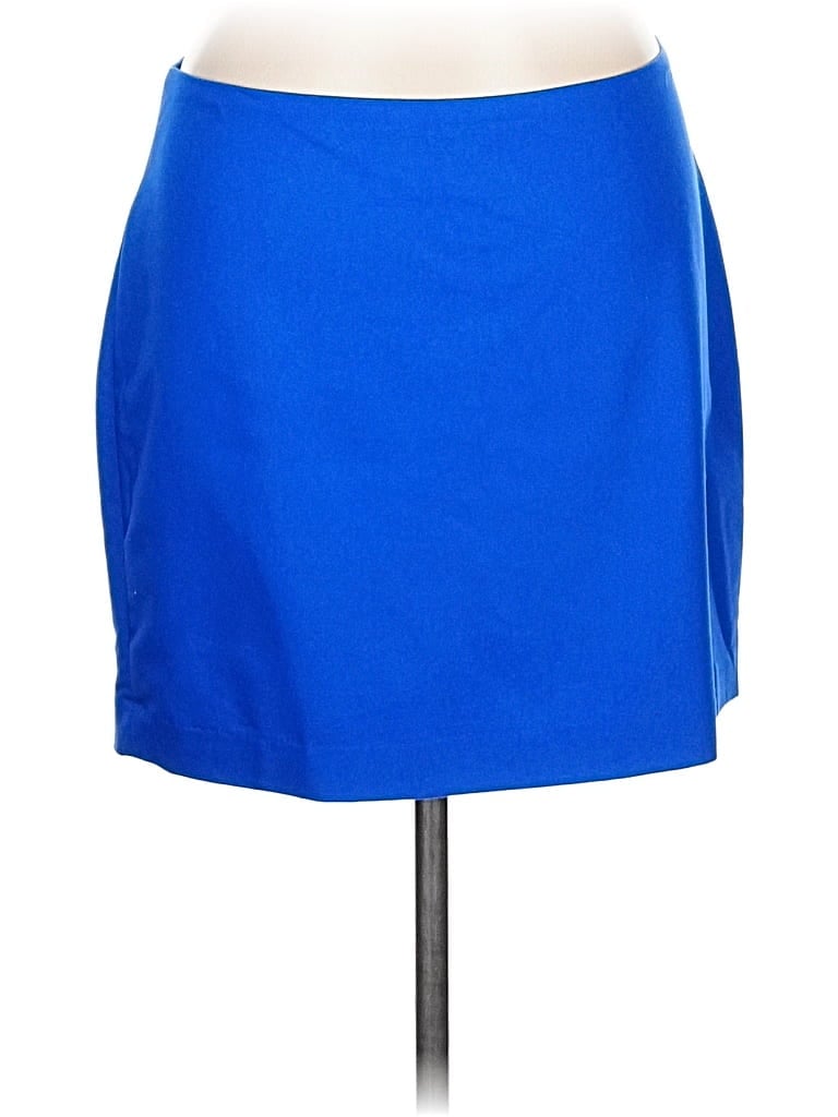 Pre-owned Express Casual Skirt In Blue