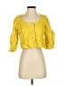 Rebecca Taylor 100% Linen Yellow Jacket Size 0 - photo 1