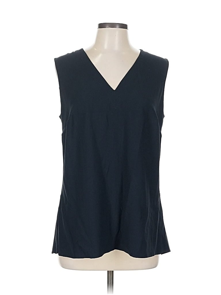 Pre-owned Akris Punto Sleeveless Blouse In Blue