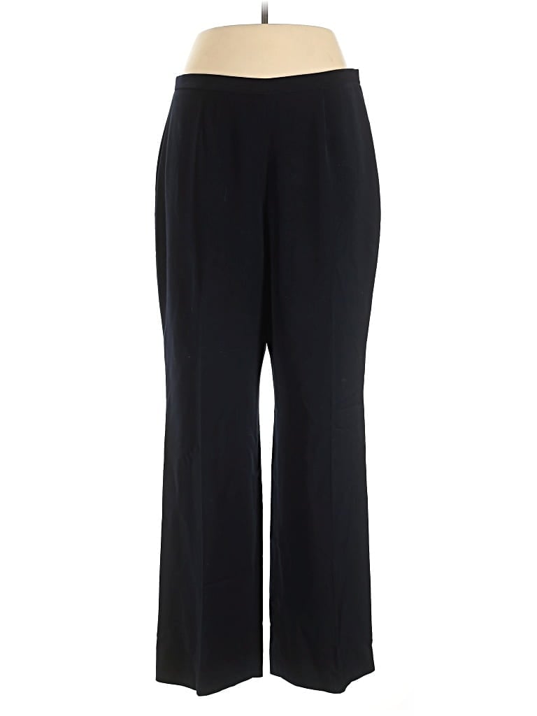 Pre-owned Collections For Le Suit Dress Pants In Black