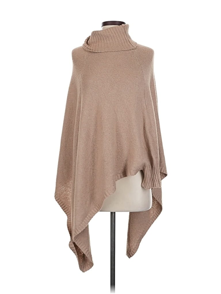 Pre-owned Unbranded Poncho In Brown