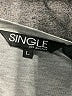 Single Los Angeles 100% Silk Silver Gray Kimono Size L - photo 6