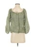 J.Crew Green 3/4 Sleeve Blouse Size XS - photo 1