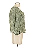 J.Crew Green 3/4 Sleeve Blouse Size XS - photo 4
