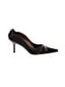 Steve Madden 100% Leather Black Brown Heels Size 6 1/2 - photo 1