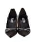 Steve Madden 100% Leather Black Brown Heels Size 6 1/2 - photo 2