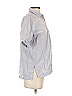 Madewell Silver Short Sleeve Button-Down Shirt Size XS - photo 4