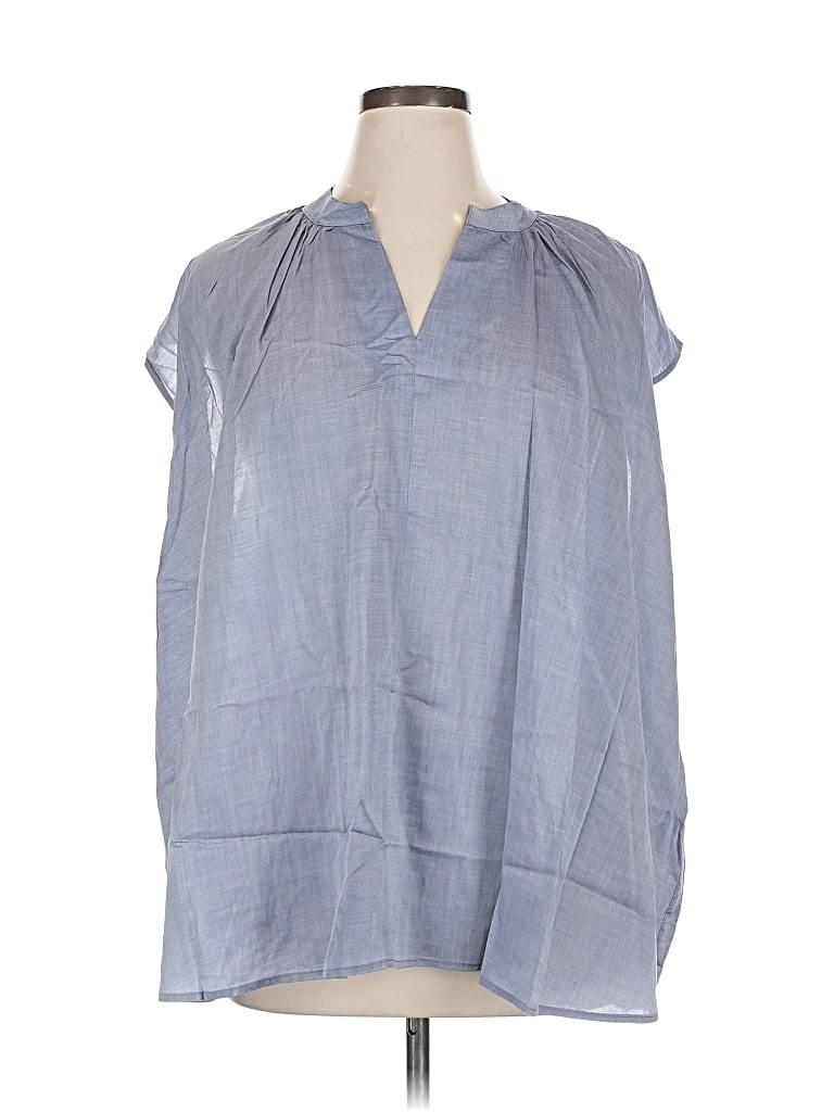 Harshman Sleeveless Blouse In Gray