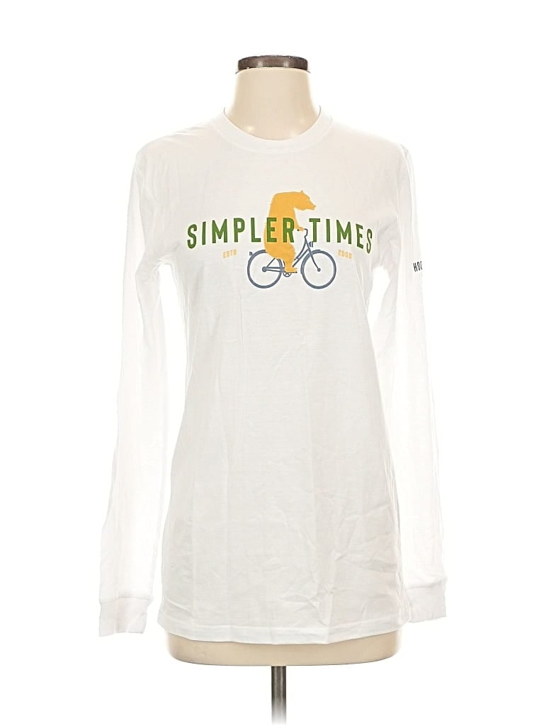 Pre-owned Assorted Brands Long Sleeve T-shirt In White