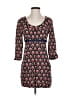 Boden Print Black Blue Casual Dress Size 4 - photo 1