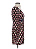 Boden Print Black Blue Casual Dress Size 4 - photo 4