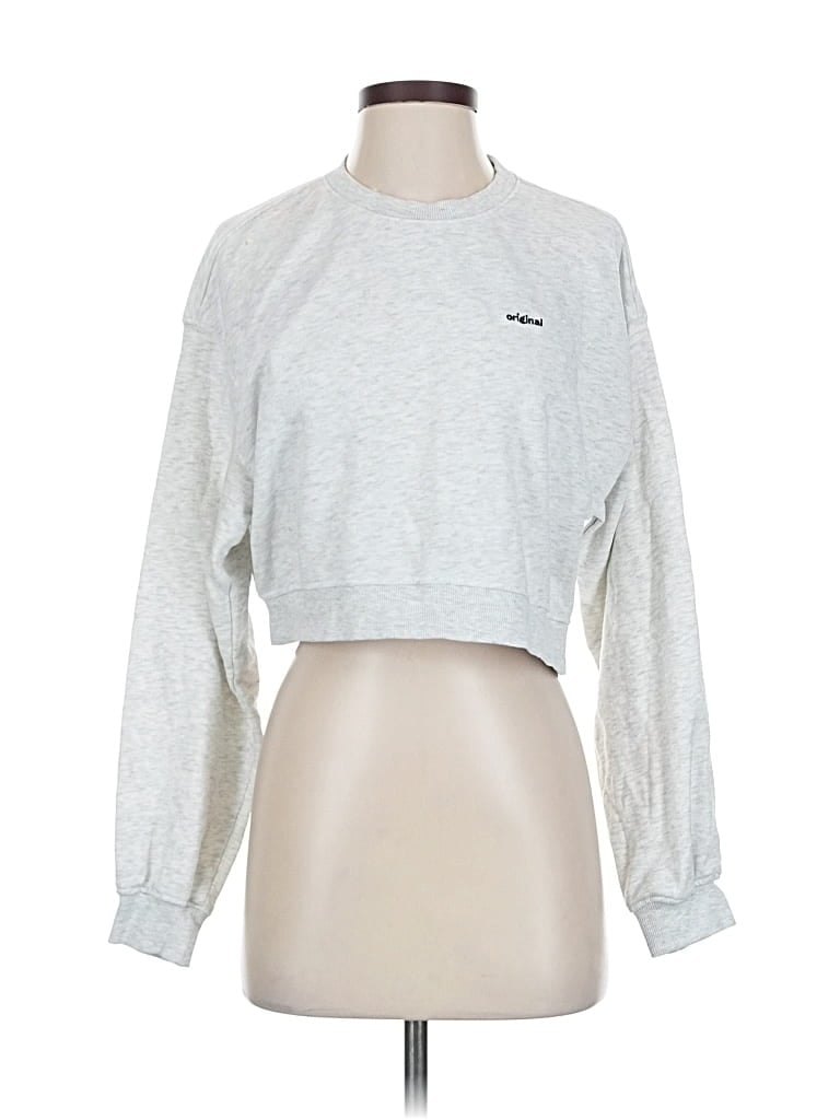 Pre-owned Divided By H&m Sweatshirt In Silver