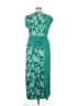 IMAN Teal Casual Dress Size XL - photo 2