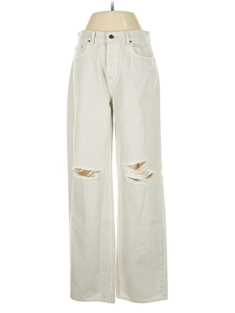 GRLFRND Pre-owned Jeans In White