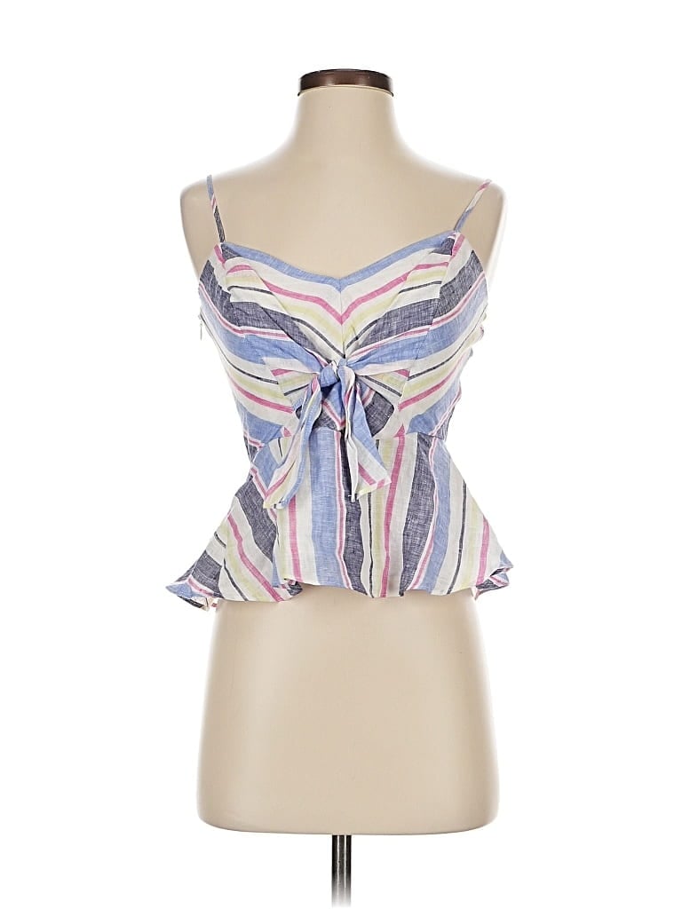 Pre-owned Parker Sleeveless Blouse In Blue