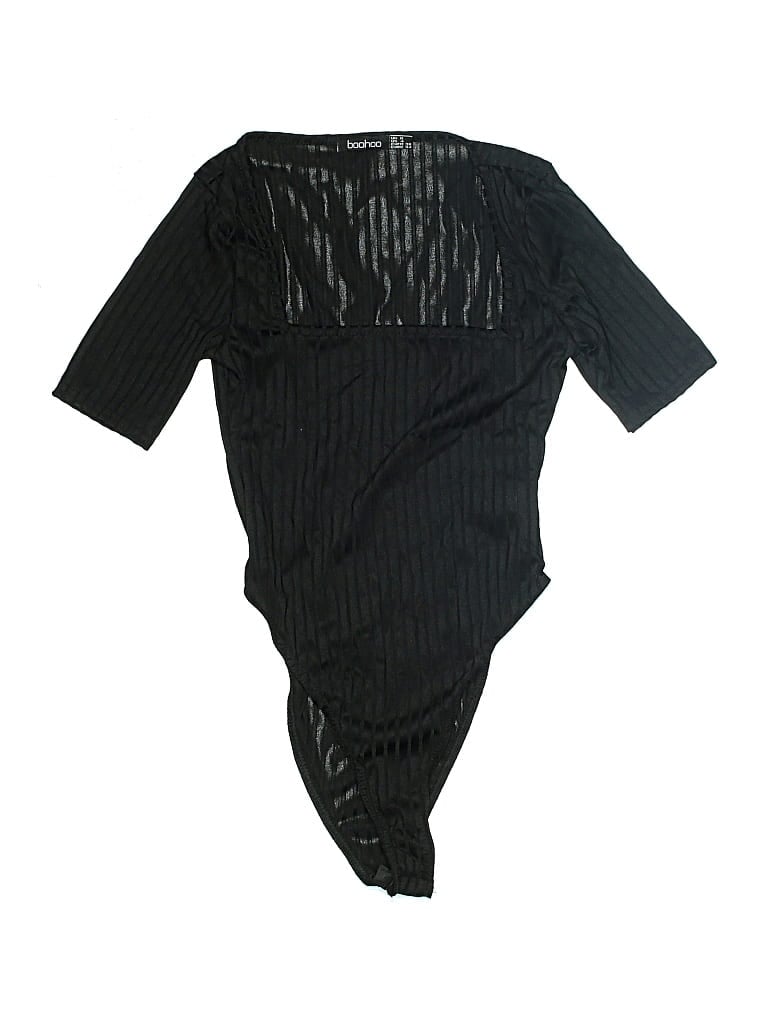 BOOHOO Pre-owned Bodysuit In Black