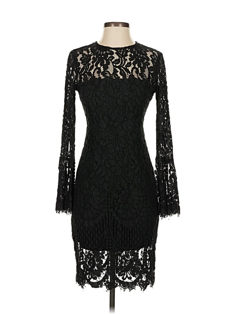 Pre-owned Lulus Cocktail Dress In Black