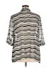 Jenny Silver 3/4 Sleeve Blouse Size XL - photo 2