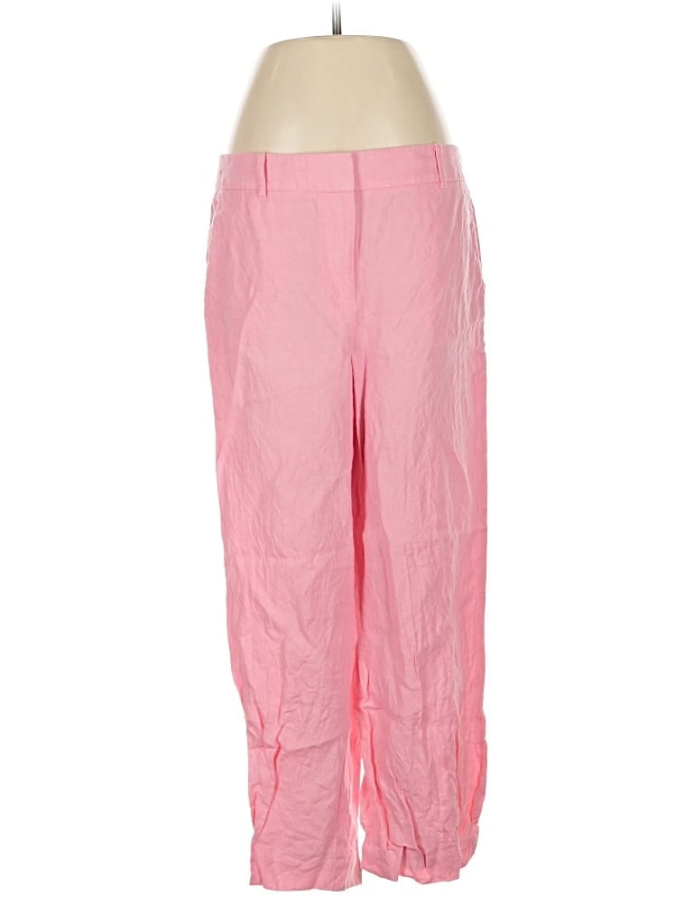 Pre-owned Talbots Linen Pants In Pink