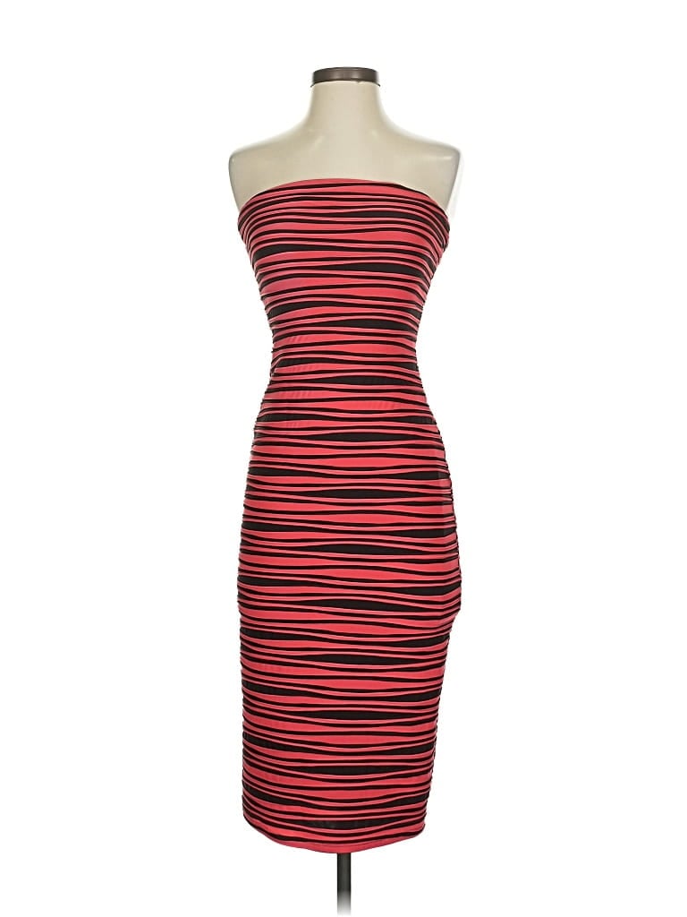 Pre-owned Bebe Cocktail Dress In Red