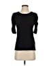 FRAME 100% Cotton Black 3/4 Sleeve Top Size S - photo 1