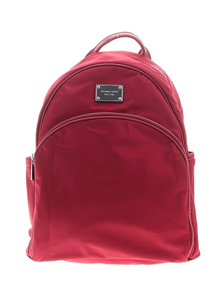 Pre-owned Michael Michael Kors Backpack In Red