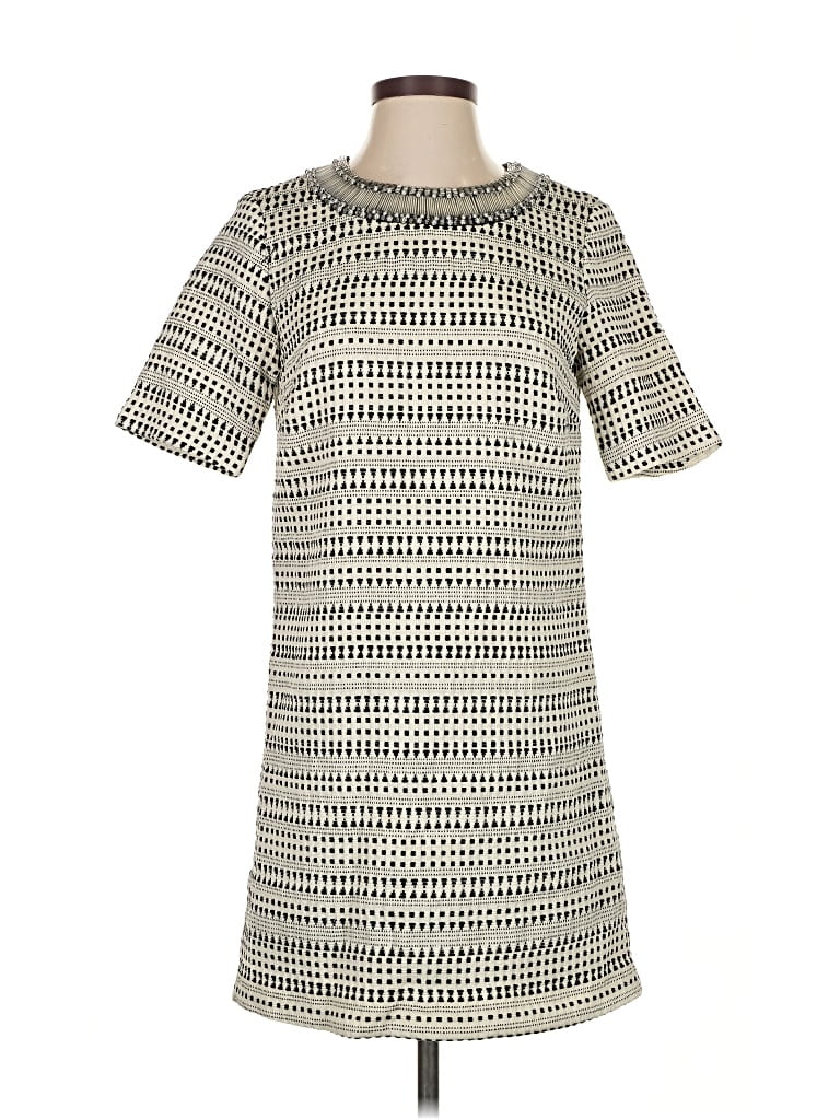 Pre-owned Zara Basic Casual Dress In Gray