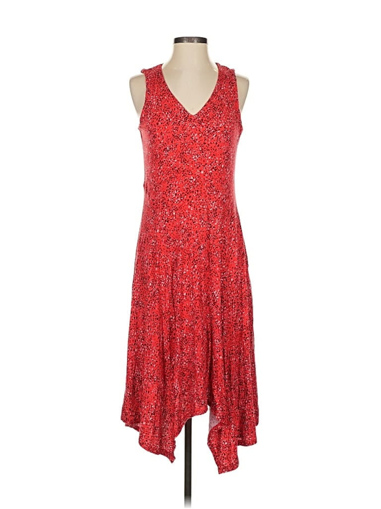 Pre-owned Simply Vera Vera Wang Casual Dress In Red
