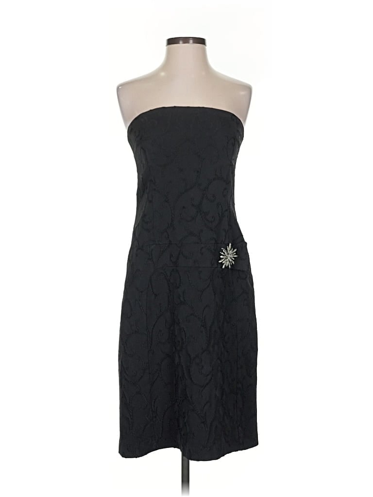 Pre-owned David Meister Cocktail Dress In Black
