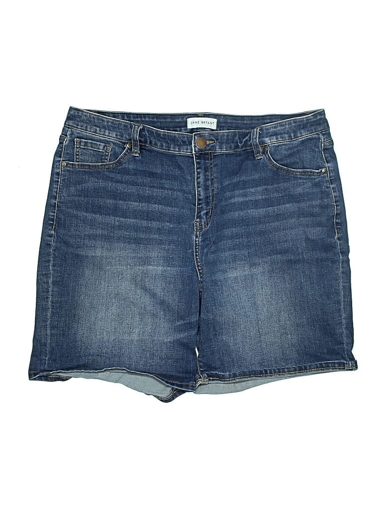 LANE BRYANT Pre-owned Denim Shorts In Blue