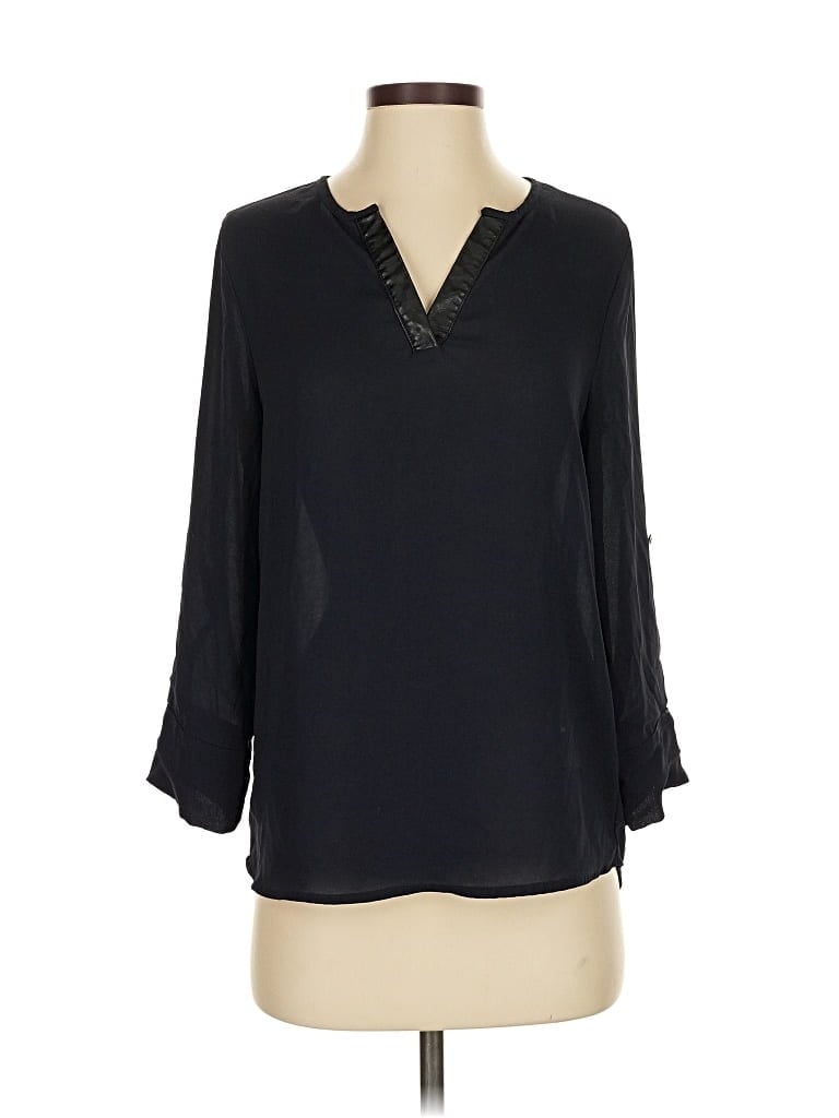 Pre-owned 41hawthorn 3/4 Sleeve Blouse In Black